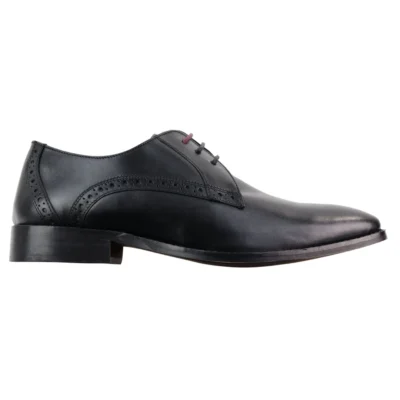 Men’s Classic Laced Full Leather Derby Shoes British Design Casual
