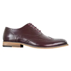 House of Cavani Oxford Mens Leather Gatsby Brouges Shoes