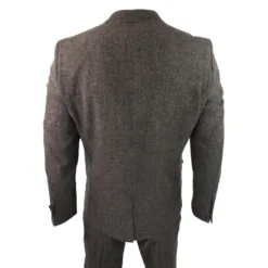TruClothing stz31 Men's Wool 3 Piece Double Breast Oak Suit