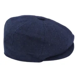 King Ice ht6093 Mens Tweed Newsboy Cap Peaky Baker Boy Hat