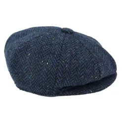 King Ice ht6093 Mens Tweed Newsboy Cap Peaky Baker Boy Hat