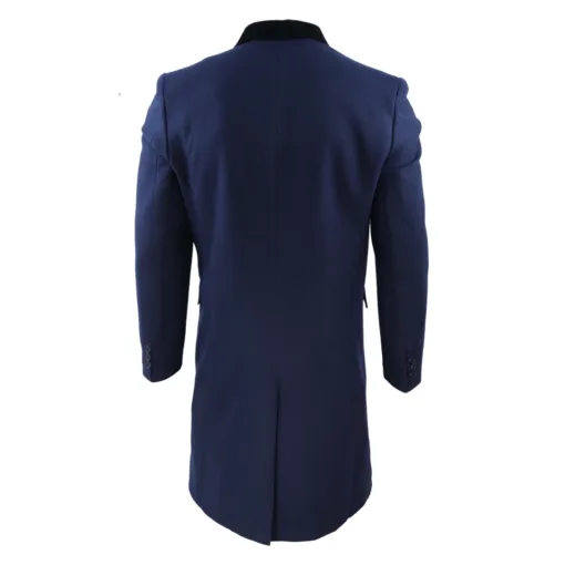 TruClothing lj3 Men's 3/4 Double Breasted Overcoat Wool Coat
