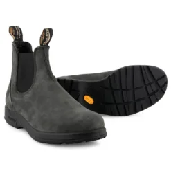 Blundstone 2055 Black Vintage Leather Chelsea Boots Slip-On
