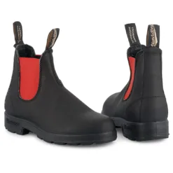 Blundstone 508 Black Red Leather Chelsea