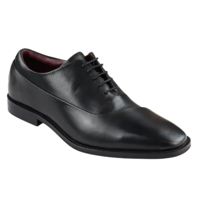 Men’s Laced Real Leather Derby Shoes Smart Formal Classic Black Brown