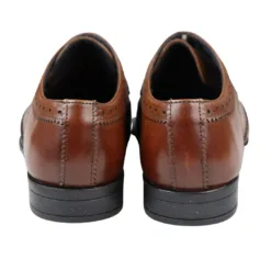 Deen Men's Leather Shoes Brogue Black Brown | Frank Wright