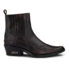 Etor 16331-47863 Men Black Brown Ankle Leather Cowboy