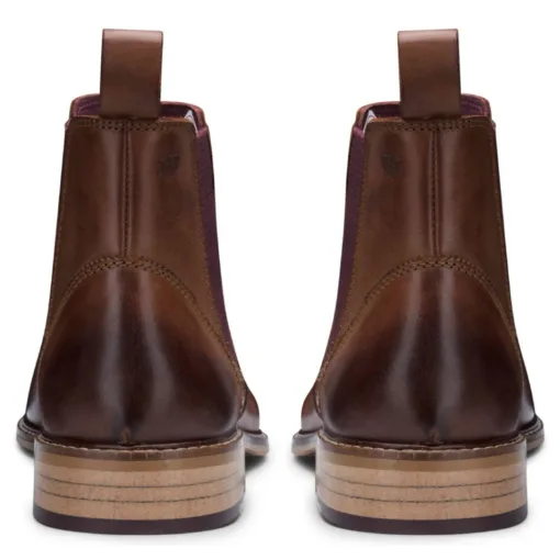 Hamilton Men's Brown Leather Chelsea Boots | London Brogues