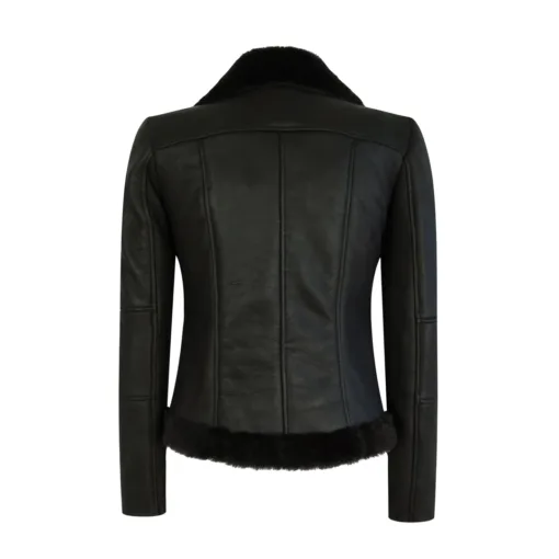 Infinity Emori Women's Merino Black Sheepskin Jacket