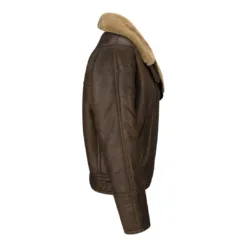 Infinity Manuela Women's Sheepskin Leather Brown Jacket