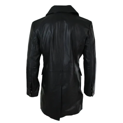 Infinity UCF2016 Mens 3/4 Black Leather German Jacket