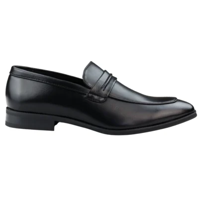Men’s Moccasin Loafers Shoes Leather Lined Slip On Smart Formal Black Brown