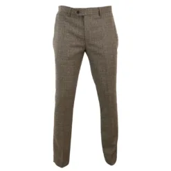 Paul Andrew Ralph Men's Trousers Tweed Check 1920s