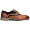 Shelby Men's Leather Brogues Suede Tweed | London Brogues