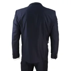 TruClothing 469 Men's 3 Piece Navy Tailored Fit Gatsby Suit