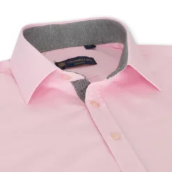 TruClothing Men's Button Down Cuff Shirt Cotton Sleeve