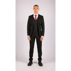 TruClothing stz42 Mens 3 Piece Gatsby Pinstripe Suit