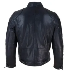 Infinity 5003 Men's Biker Jacket Leather Casual Short